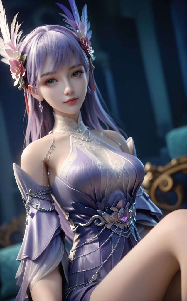 图片[4]-[第795期][氪金玩家][林紫玥绝美写真]涩涩 动漫女神 国漫壁纸[77P]-AI动漫