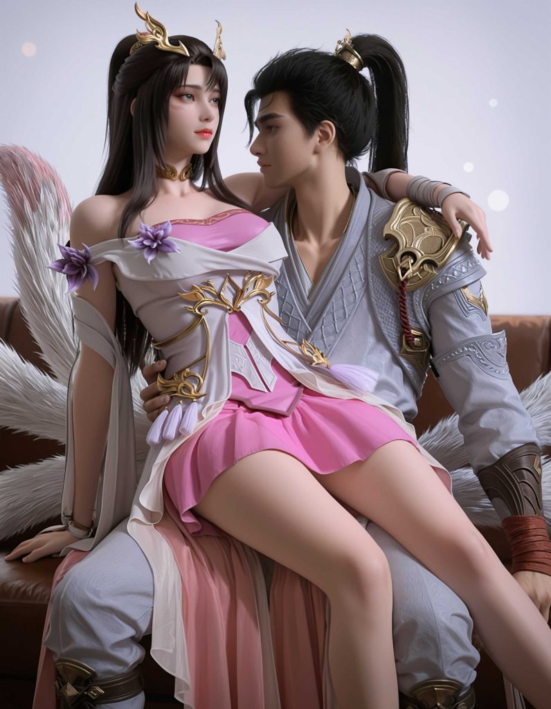 图片[2]-[第781期] [完美世界] [魔女与石昊激情大战] 4K国漫壁纸[106P]-AI动漫