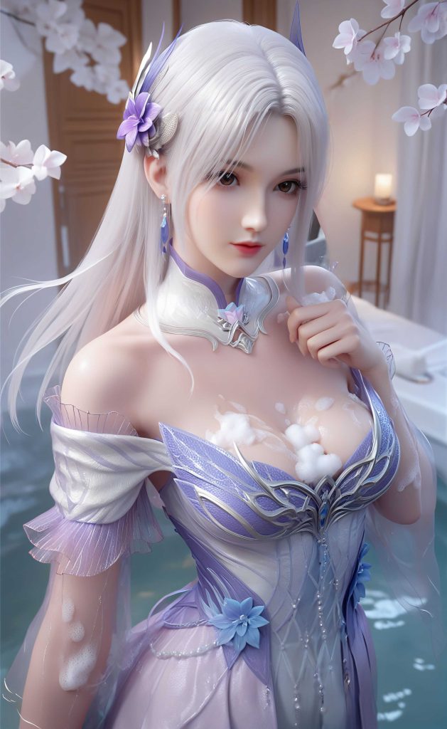 [斗破苍穹-小医仙泡泡浴·高清系列二十九] [87图] [第二季884画]-AI国漫分享