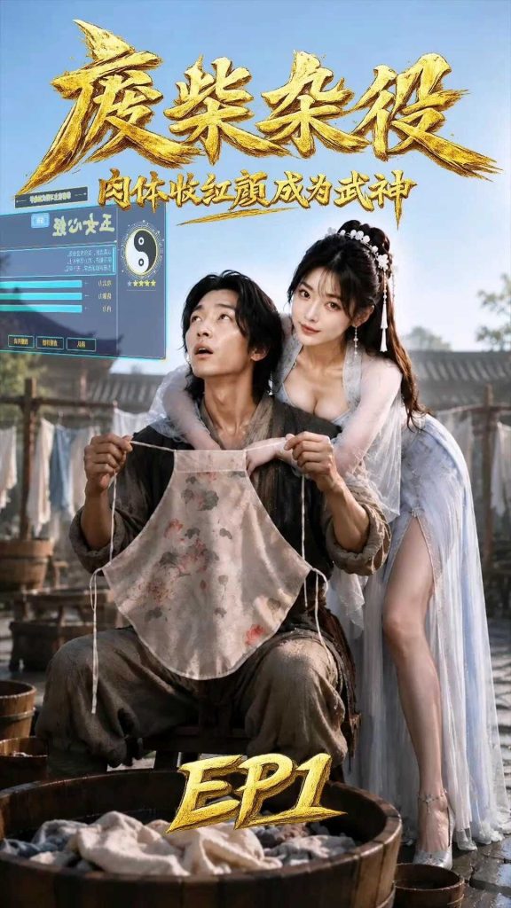 图片[1]-[AI短剧系列][废柴杂役-第1集-高清视频系列]-AI国漫分享