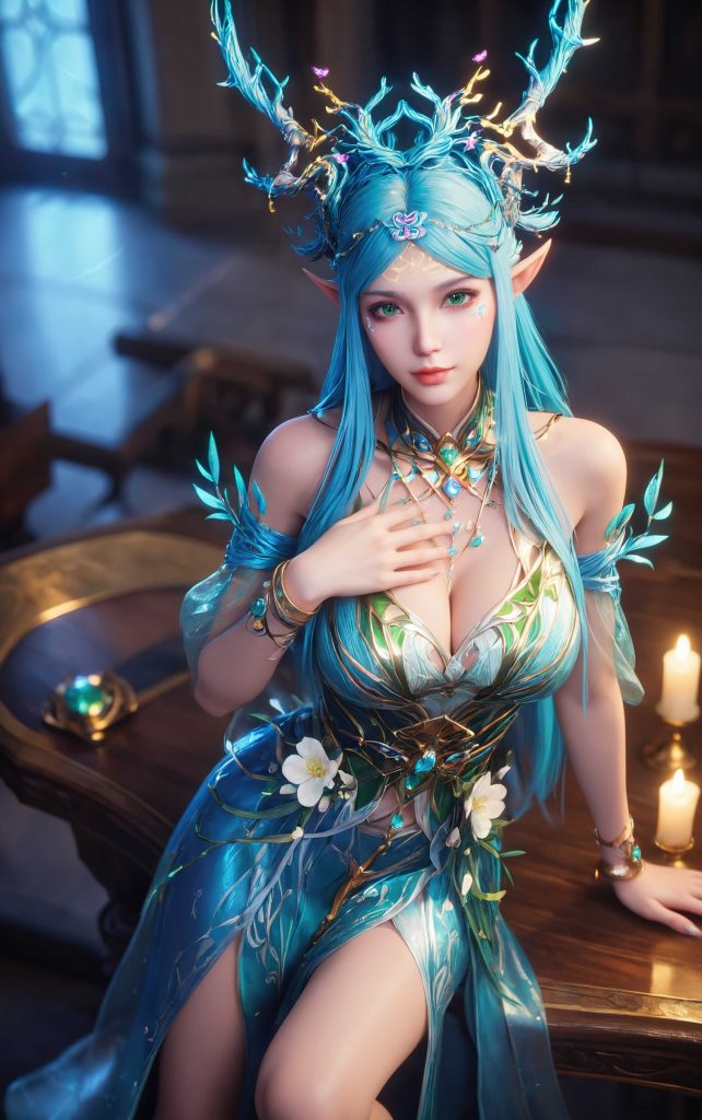 神印王座-自然女神4K-326图-第3季538画-AI国漫分享